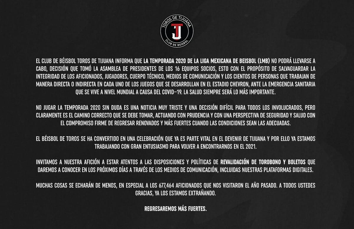 Comunicado Oficial